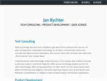 Tablet Screenshot of jan.rychter.com